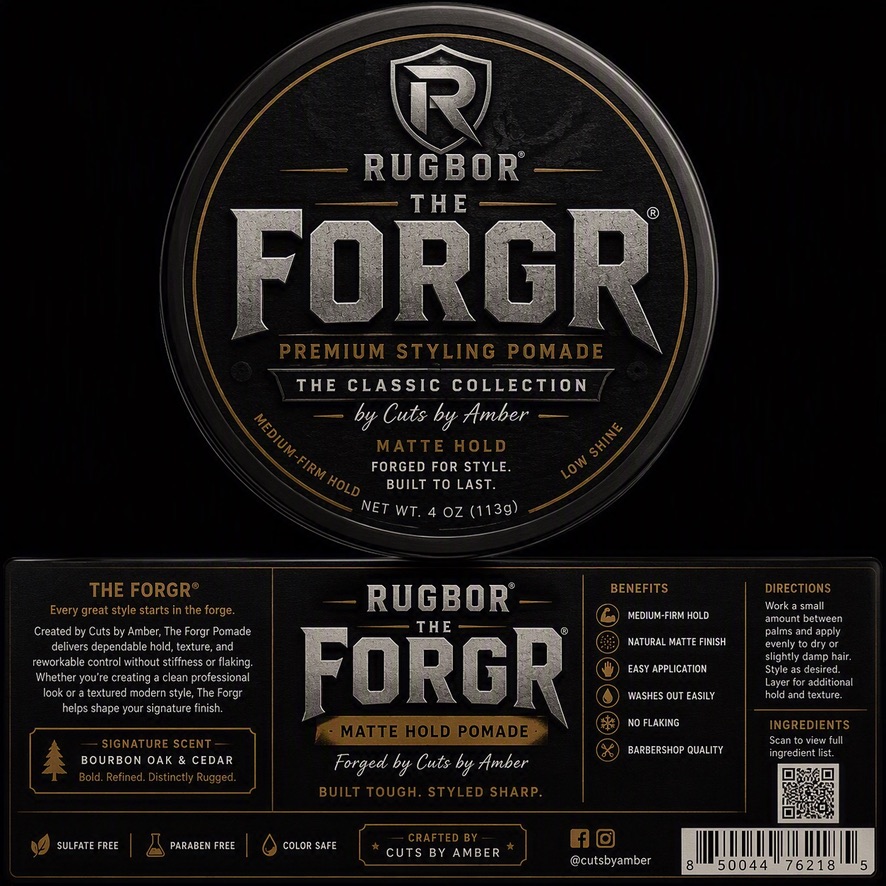 Rugbor The Forgr premium styling pomade